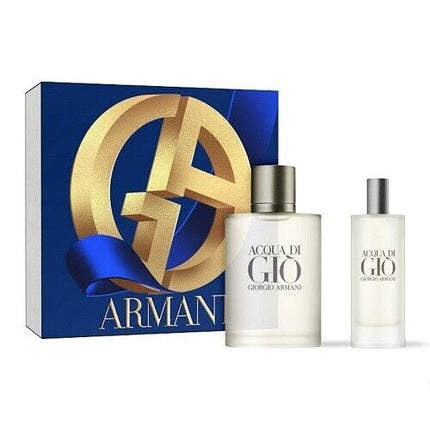 Set cadou parfum, Emporio Armani, Acqua Di Gio, 75ml + 15ml EDT Spray