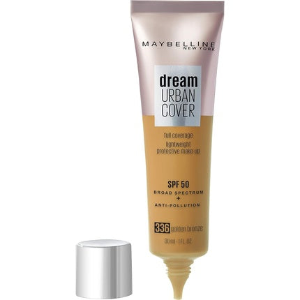 Fond de ten, Maybelline, Dream Urban Cover, SPF 50, Golden Bronze