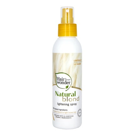 Spray de luminozitate pentru par, Hennaplus Natural Blond Lighting Spray, alb, 200g