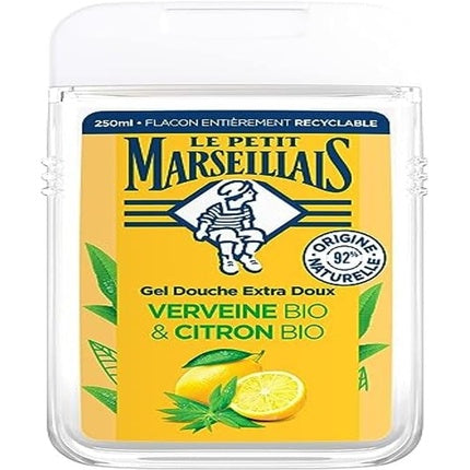 Gel de duș Le Petit Marseillais Verveine & Citron Bio, 250ml, Ambalaj Reciclabil