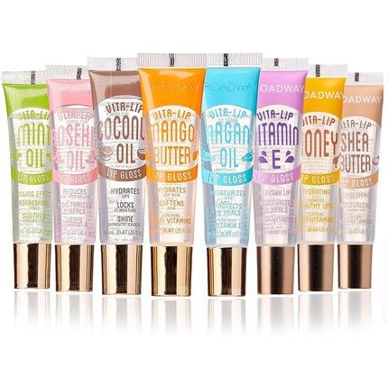 Ruj luciu Broadway VITA-LIP cu Unt de Shea, transparent, 14 ml
