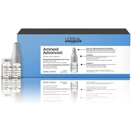 Program Anti-Cădere Păr, L'Oréal Professionnel, Aminexil Advanced, 10 x 6 ml