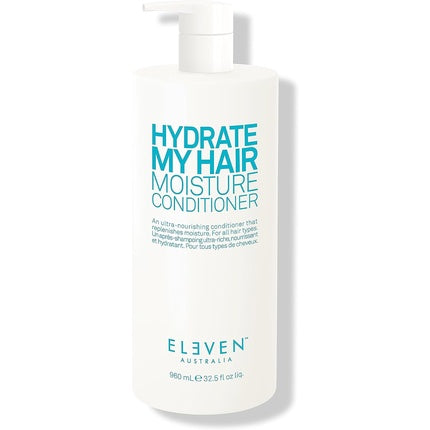 Condiționator Eleven Australia Hydrate My Hair Moisture Conditioner alb 960ml