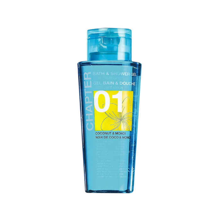 Gel de duș Mades Cosmetics Chapter 01, hidratant, cu cocos și monoi, pentru toate tipurile de piele, 400 ml, tester