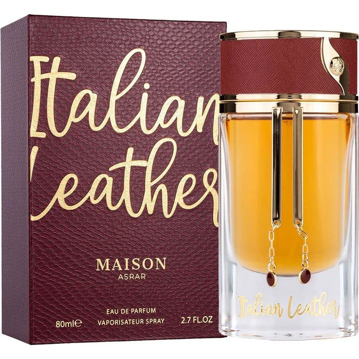 Apă de parfum Maison Asrar Italian Leather, unisex, 80 ml