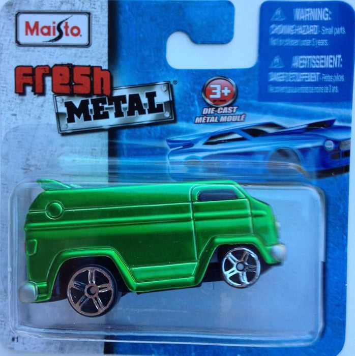 Mașinuță Maisto Fresh Metal Toy Cars, metalică, verde, 3+