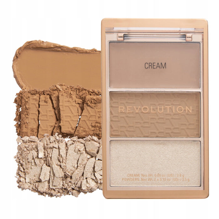 Bronzer cremă Makeup Revolution Bronze Icon, nuanța Divine Fair, 2,8 g