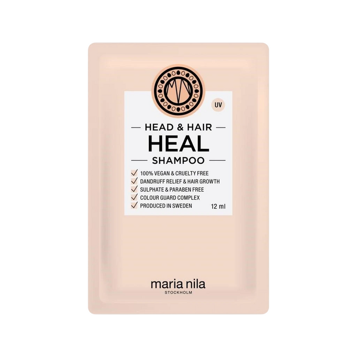 Șampon Maria Nila Head & Hair Heal, antimătreață, vegan, 12 ml