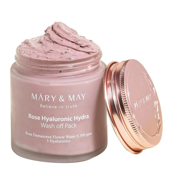 Mască de argilă Mary and May Rose Hyaluronic Hydra, hidratare intensă, 125 g