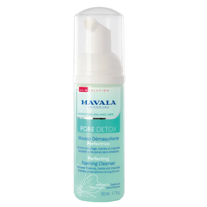 Spumă de curățare Mavala Pore Detox, curățare și purificare, 50 ml
