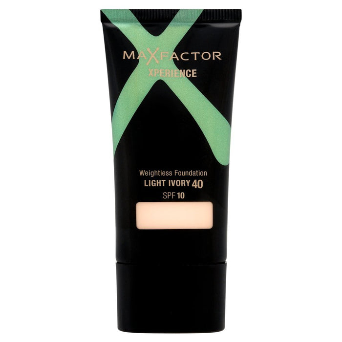 Fond de ten lichid Max Factor Xperience, nuanța 40 Light Ivory, SPF 10, 30 ml