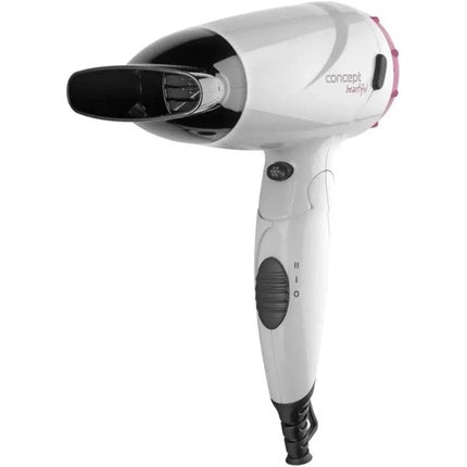 Uscător de păr, Concept Hausgeräte VV5740, 1500W, mâner pliabil, roz