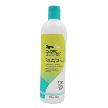 DevaCurl No-Poo Decadence, cleanser hidratant pentru păr ondulat și creț, 355ml