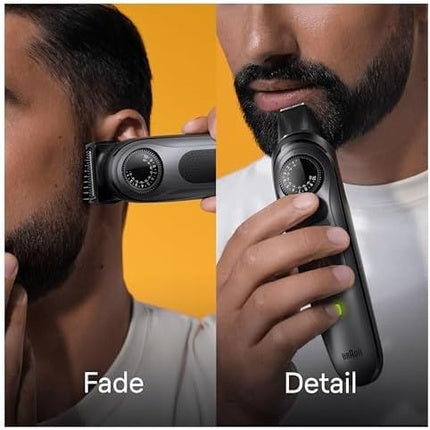 Trimmer barba, Braun, Series 5, negru, accesorii styling