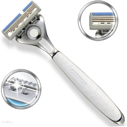 Aparat ras, Wilkinson Sword, Quattro Titanium Sensitive, argintiu