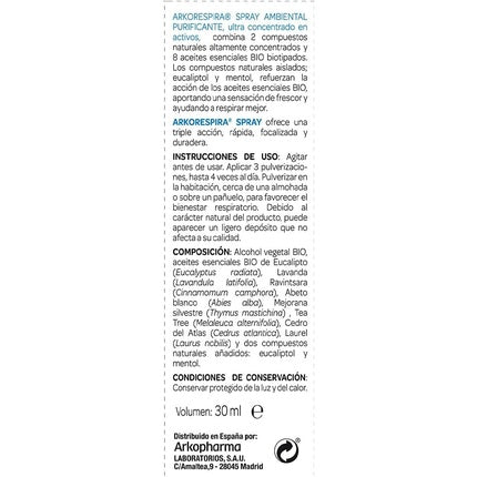 Spray Arko, Arkopharma, Respira Bio, 30ml