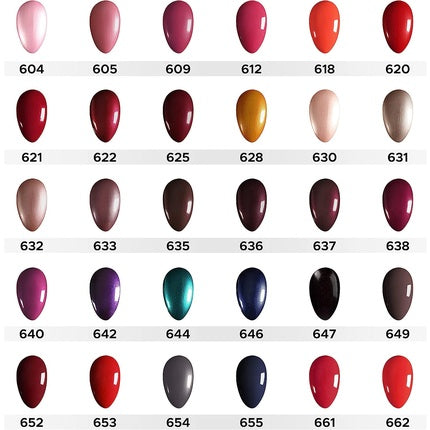 Smalt pentru unghii O2m Breathable Nail Enamel 625, roșu-maro