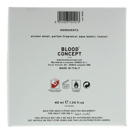 Parfum unisex, Blood Concept, O, 40ml