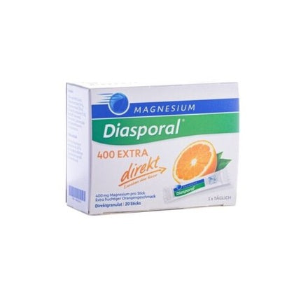 Supliment Mineral Diasporal Cagnola, Magneziu 400mg Extra Direct, 20 Stick-uri