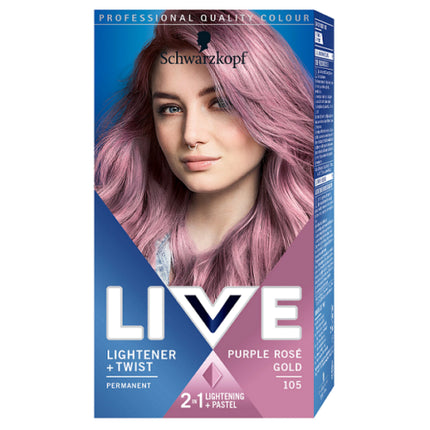 Vopsea Păr Schwarzkopf Live 105 Roz Auriu