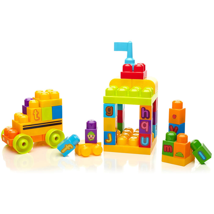 Set de cuburi de construcție Mega Bloks First Builders, 44 de piese, pentru copii de 1–5 ani