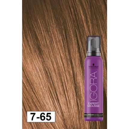 Spuma coloranta par, Schwarzkopf, IGORA Expert Mousse, Medium Blonde Chocolate Gold, 100ml