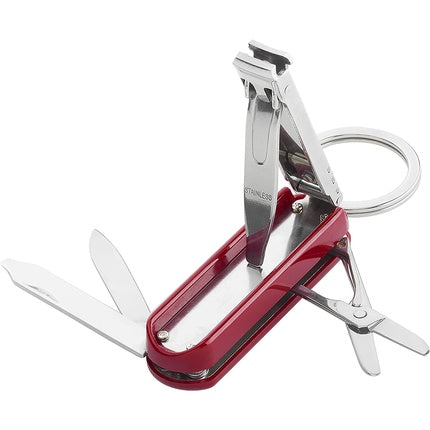 Set manichiură Zwilling Multi-Tool Keychain, roșu, oțel inoxidabil