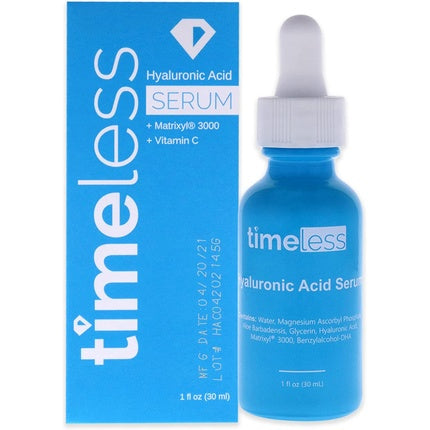 Serum Față, Timeless Skin Care, Acid Hialuronic și Vitamina C, 30 ml