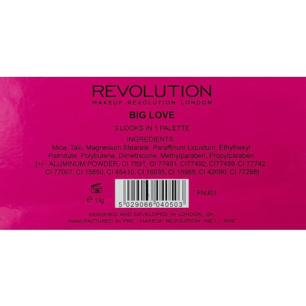 Paletă Farduri, Makeup Revolution, Pro Looks, multicolor