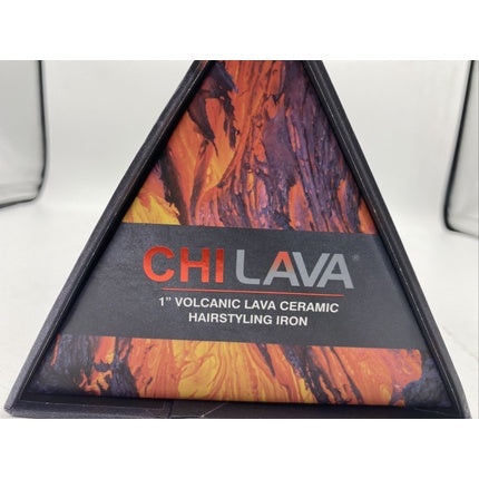 CHI Lava, Ondulator, 1 Inch Ceramic Lava, Negru cu Accente Portocalii, 30 cm