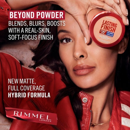 Fundament Compact Rimmel London Lasting Finish Powder to Cream Golden Beige Matte SPF 20