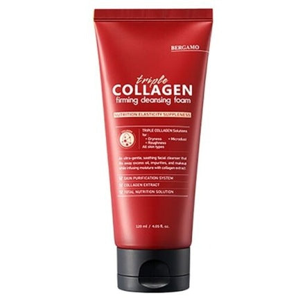 Spumă de curățare cu colagen triplu, 120ml