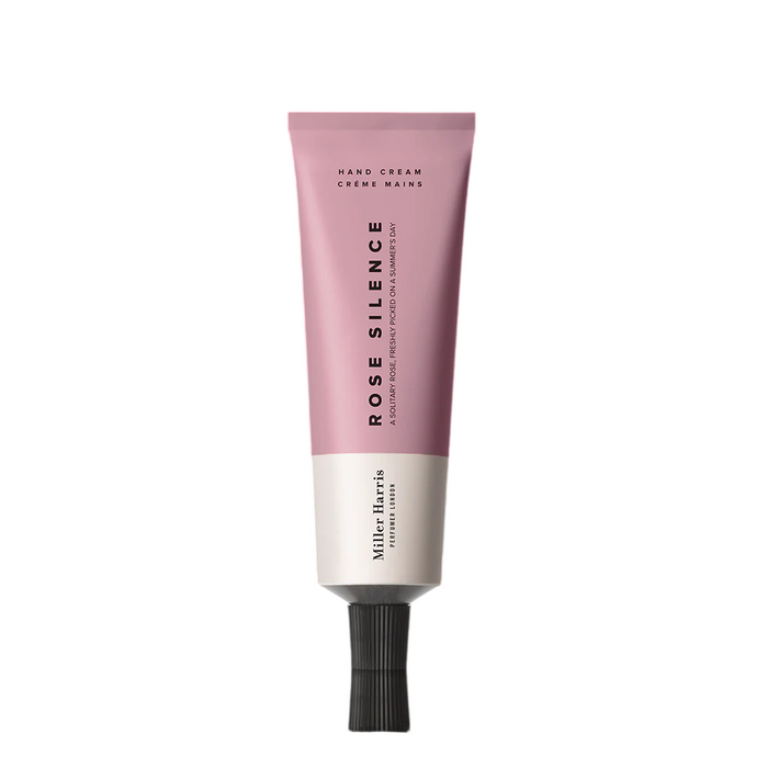 Cremă pentru mâini Miller Harris Rose Silence, hidratantă, florală, vegană, 75 ml