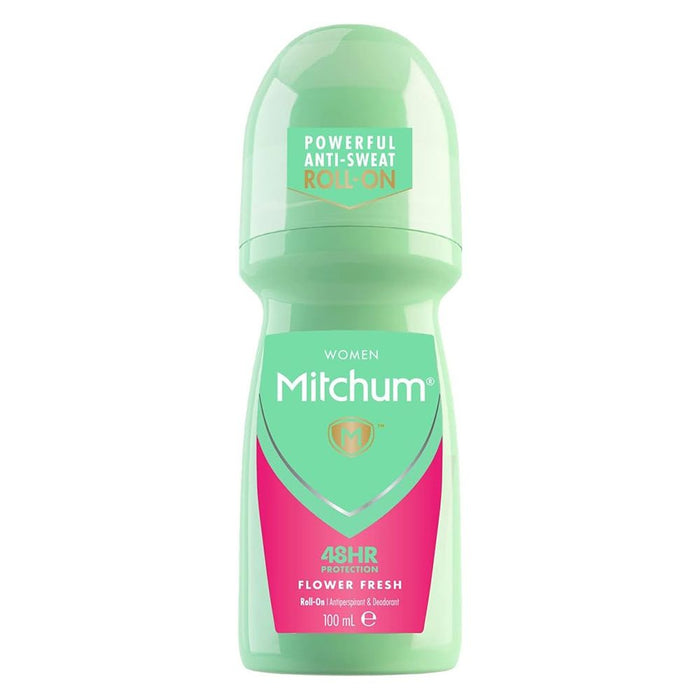 Deodorant antiperspirant roll-on Mitchum Flower Fresh, pentru femei, 100 ml