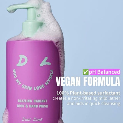 Spălător pentru corp și mâini Dear Doer Dazzling Radiant 10.14 Fl Oz