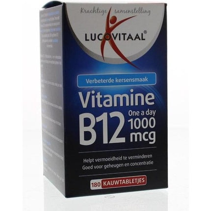 Tablete de mestecat, Lucovitaal, Vitamina B12 One A Day, 1000 mcg