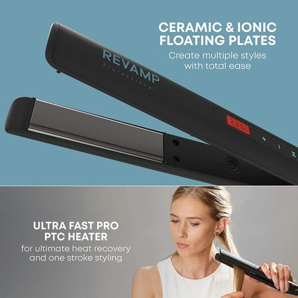 Îndreptător Păr, Revamp, Progloss Touch, negru