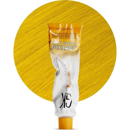Cremă de vopsit păr, GK Hair, Juvexin Cream Color, ton natural, galben