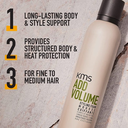 Spumă de Styling, KMS, AddVolume, 300ml
