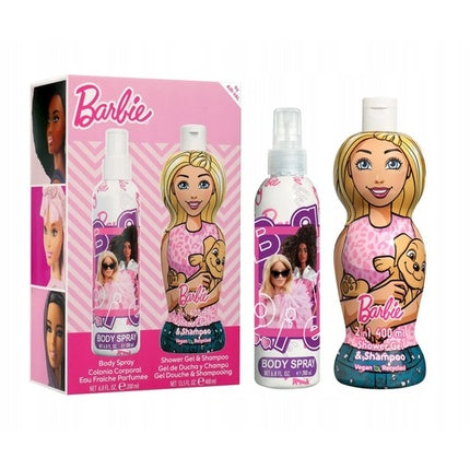 Set Cadou Parfum Barbie, Air Val, Mist 200ml + Gel Duș 400ml, Roz