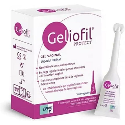 Gel Vaginal Geliofil Protect, Pack de 7 tuburi, 5ml