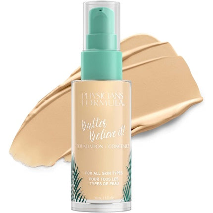 Fond de ten si corector Physician's Formula Murumuru Butter Believe It!, Radiant Glow, Fair