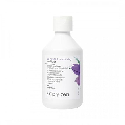Condiționator pentru păr Simply Zen Age Benefit & Moisturizing Hydrating, alb, 200 ml