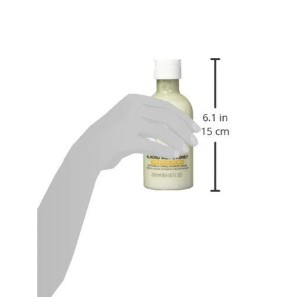 Cremă de duș Almond Milk & Honey, The Body Shop, ambalaj cu pompă