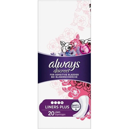 Dispozitiv medical Always Discreet Liners Plus, alb, 20 buc