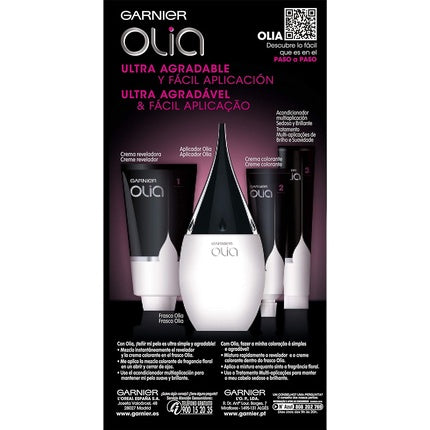 Vopsea de păr permanentă, Garnier Olia, Blond 7.0, fără amoniac