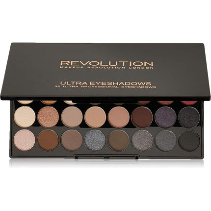 Paletă fard de pleoape, Makeup Revolution, Ultra Flawless 32 nuanțe