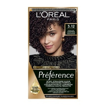 Vopsea de păr L'Oreal Paris Preference 3.12 Maro Închis Rece, 100g