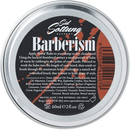 Balsam barbă Captain Fawcett Sid Sottung Barberism, 78g, crem
