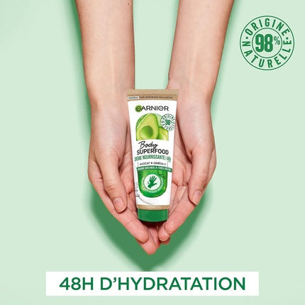 Cremă mâini, Garnier, Body Superfood, avocado, 48h